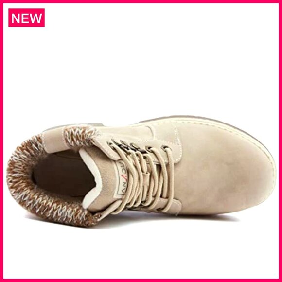 Women's Waterproof Hiking Boots, Fur Lined, Lightweight, Snow Ankle Boots - Picture 5 of 8